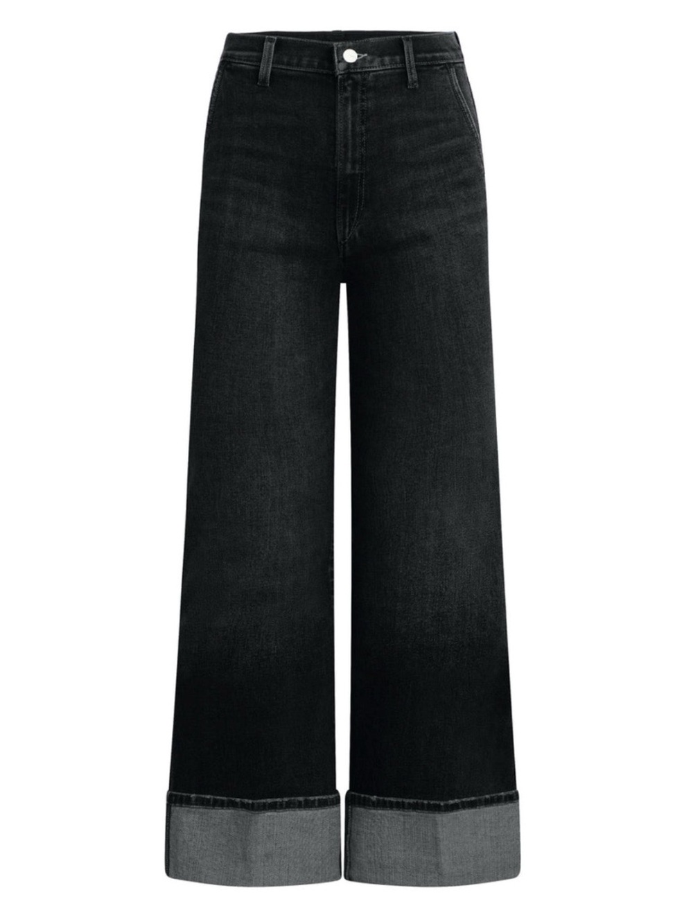 Joe's Jeans | The Trixie | High-Rise Wide-Leg Jeans with Cuffed Hem